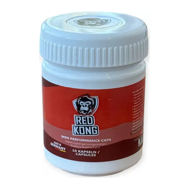 Red Kong Men Perrforrmaance Erkeklere Özel Destekleyici Ürün 10 Capsules