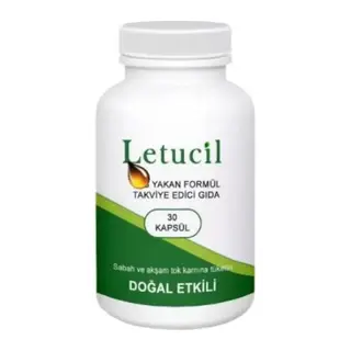 Letucil 30'lu Biberiye&yeşil Çayın Etkisiyle Dstklyci Ürün X 1 Adet