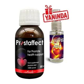 Prostaffect 50 Ml Şurup 1 Adet Erkeklerin Özel Durumlarına İçecek Formunda Özel Şurub + Lustra Masaj Yağı