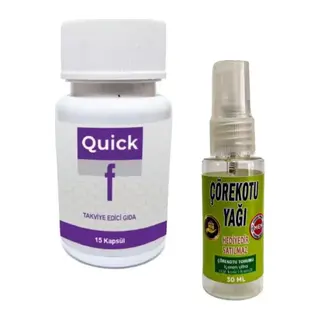 Quick F15 Dstklyci Ürün 15'li X 1 Adet Çörek Yağı İle