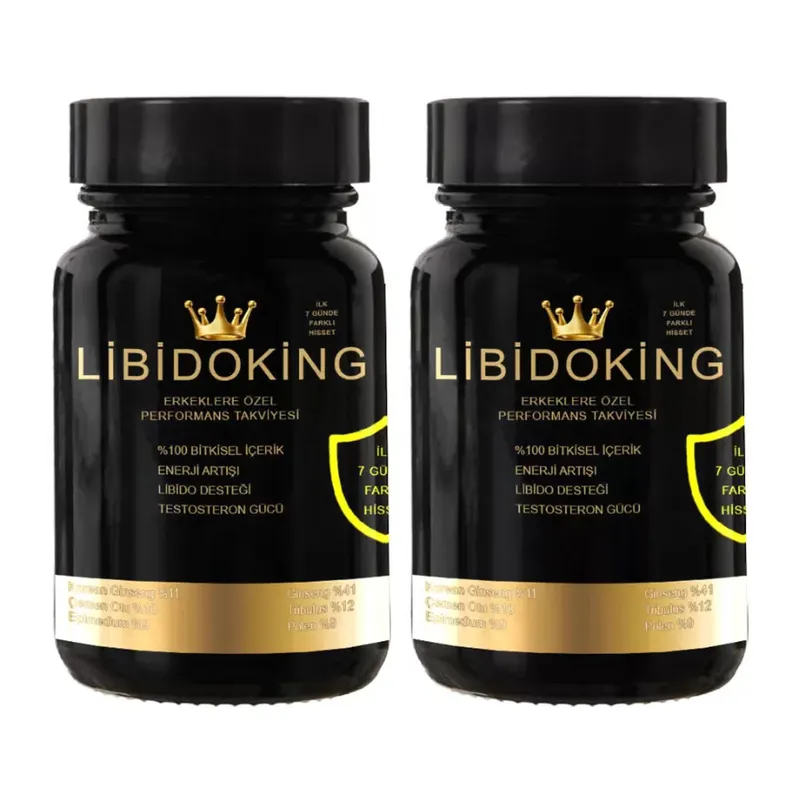 Libidoking 2 Adet 30 Kapsüllü Erkeklerin Penislerine Günlük Bakım Ürünü