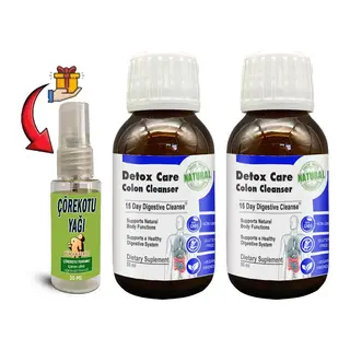 Detox Care: 2 Adet 15 Günlük Pratik Şurup Formülü + 30 Ml Çörek Otu Masaj Yağı