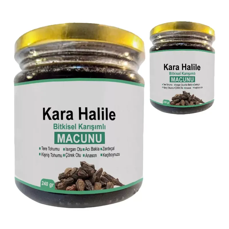 Kara Halile 2 Adet Bitkisel Karışımlı Terminalia Chebula Macunu 240 Gr