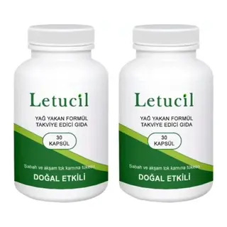 Letucil Dstklyci Ürün 30 Lu Yeşil Çay Ve Biberiyeli G.ç Desteği X 2 Adet