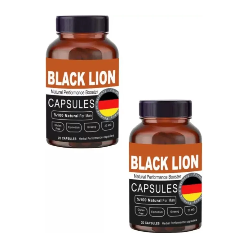 Black Lion Men Booster Erkeklere Özel 20'li X 2 Adet