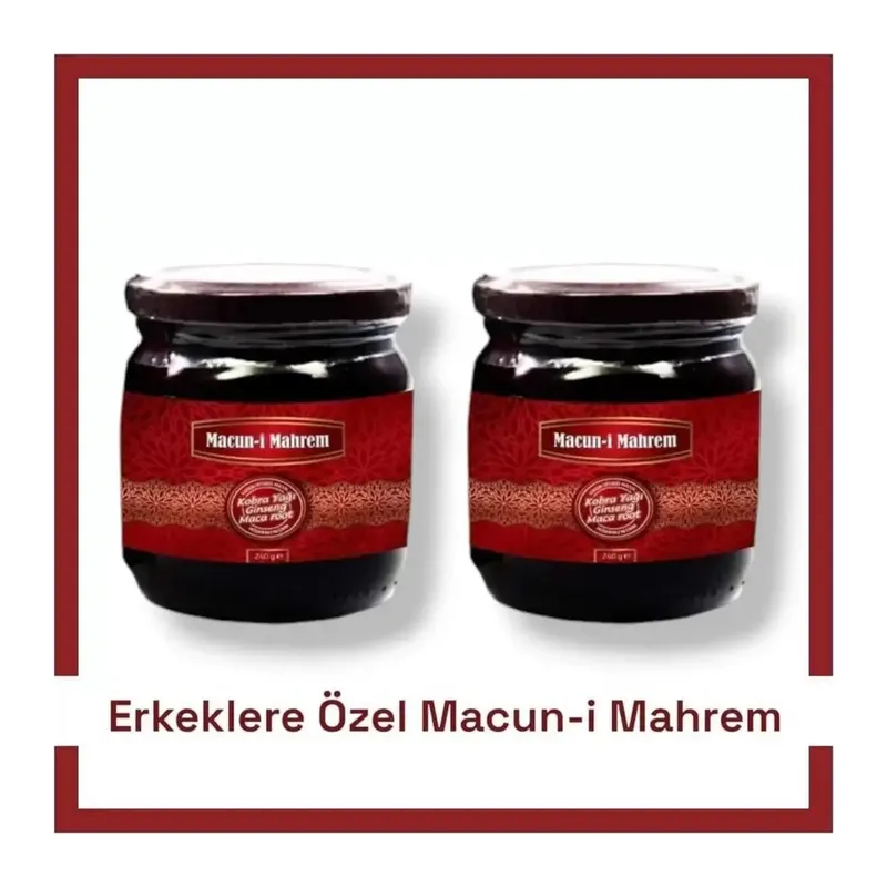 Macun-ı Mahrem Erkeklere Doğal Karışım 240 Gr X 2 Adet