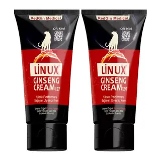 Linux Ginseng Cream 2 Adet Erkeklere Yeni Destek 50 Ml Krem
