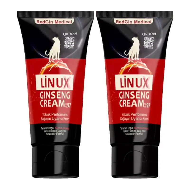 Linux Ginseng Cream 2 Adet Erkeklere Yeni Destek 50 Ml Krem