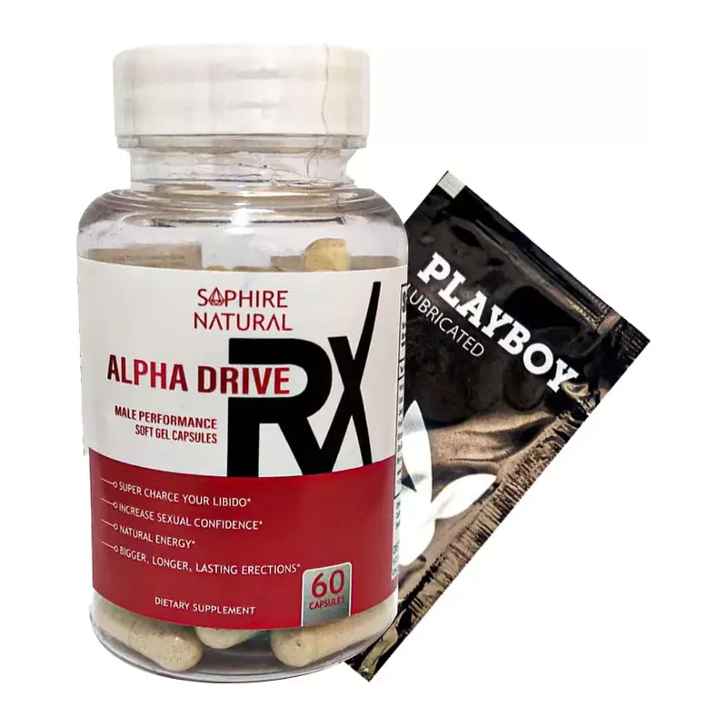 Playboy Jel + Alpha Drive Soft Erkeklere Özel Soft Jel Formunda 60'lı