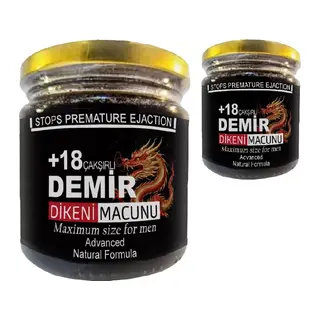 Çakşırlı Demir Dikeni Macunu 2 Adet Erkekler Için 240 Gr Katılık