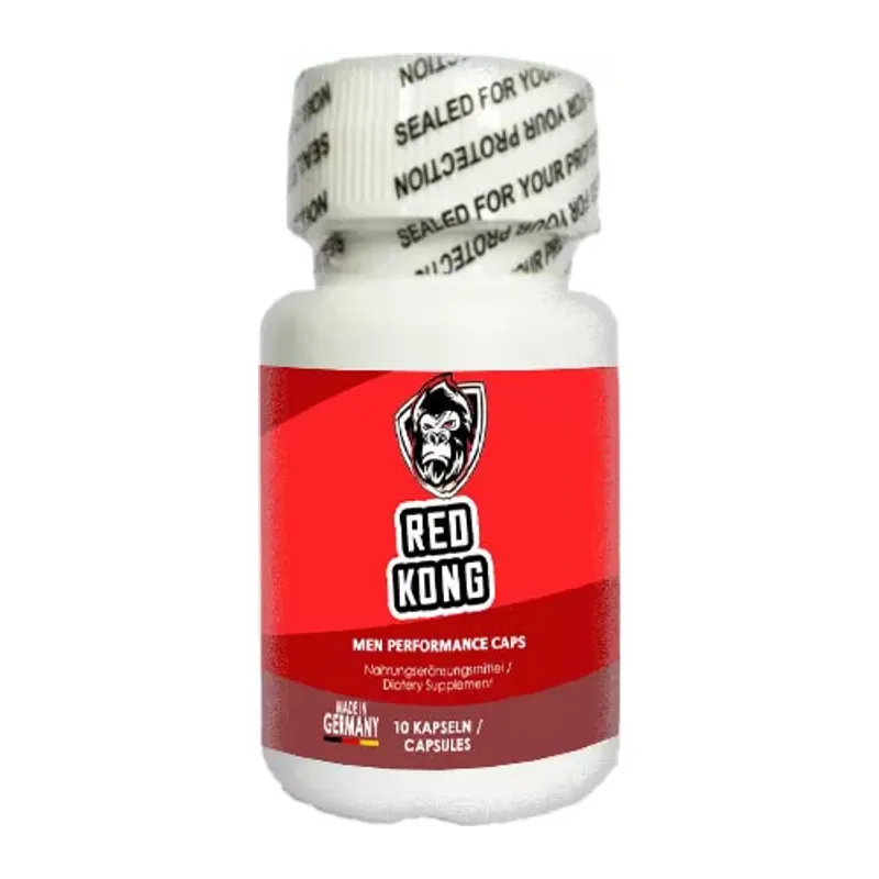 Red Kong 2 Ad.: Erkeğin Performansına Çok Özel Formüllü 10 Lu Destekleme
