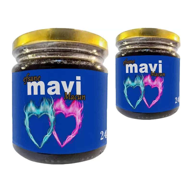 Efsanevi Mavi Macun 2 Kavanoz 240 Gr Bay&bayan Çiftleriçin Özel Macun