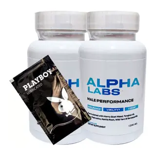 Alpha Labs Erkeklere 2adet 60 Lı Özel Perfor.mans Destekleme Brk:013+ Hediy.e Playboy Kayan Jel