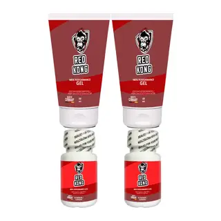 Red Kong Gel 2 Adet 50 Ml Jel + 2 Adet Red Kong 10 Lu Cinselkapsüller