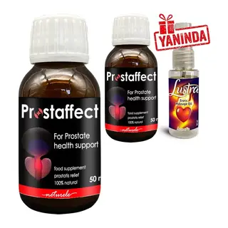 Prostaffect 50 Ml Şurup 2 Adet Erkeklerin Özel Durumlarına Içecek Formunda Özel Şurub + Lustra Masaj Yağı