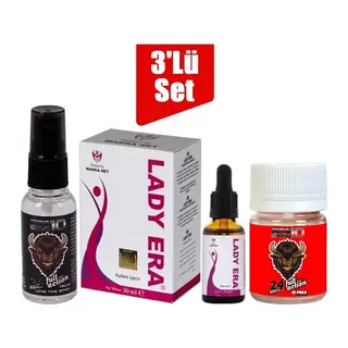 Bizon Sprey Lady Era Kadın Kadin Kadın Damla + Bizon 100mg 10'lu
