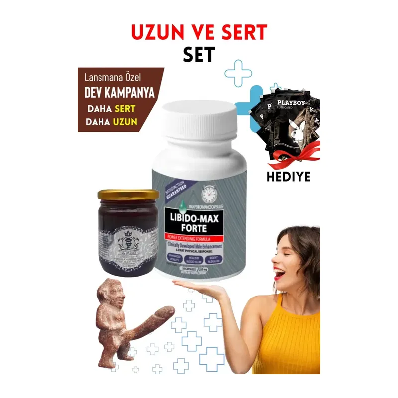 Libdo Max Forte Erkeklere Özel Set Macun Ve Caps