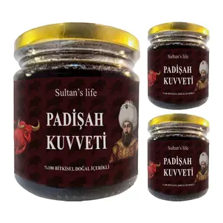 Padişah Kuvveti Macun 3 Adet Bay Bayan Çiftelere Özel Bitkisel Karışımlı Kuvvetmacunu 240gr