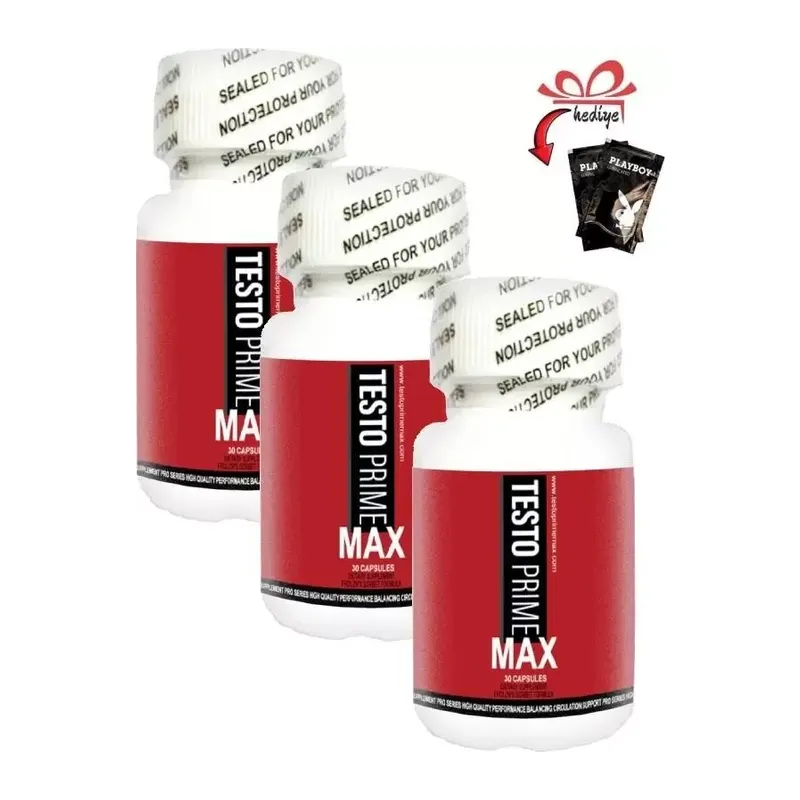 Testo Prime Max Erkeklere Özel Her An Maksimum Limit 30’lu X 3 Adet