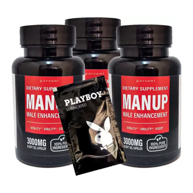 Garsani Man Up Soft Gel Formunda 30'lu X 3 Adet + Jel
