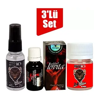 Bizon Sprey + Golden Lovita Kadin Kadın Damla + Bizon 100mg 10'lu