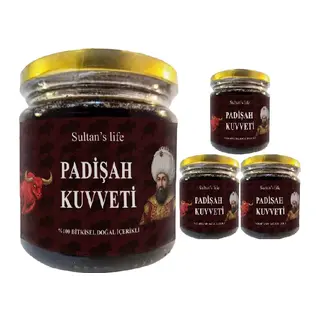 Padişah Kuvveti Macun 4 Adet Bay Bayan Çiftelere Özel Bitkisel Karışımlı Kuvvetmacunu 240gr