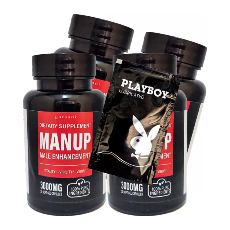 Garsani Man Up Soft Gel Formunda 30'lu X 4 Adet + Jel