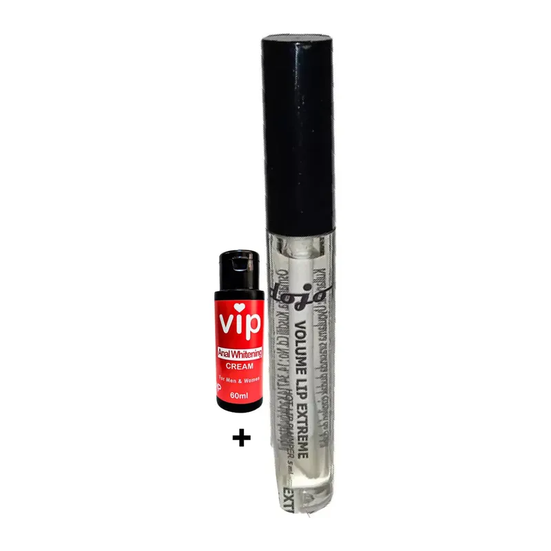Dojo DudÀk Dolgunlaştırıcının Hotlip Plumper + Vip Analbeyazlatıcı Krem 60 Ml