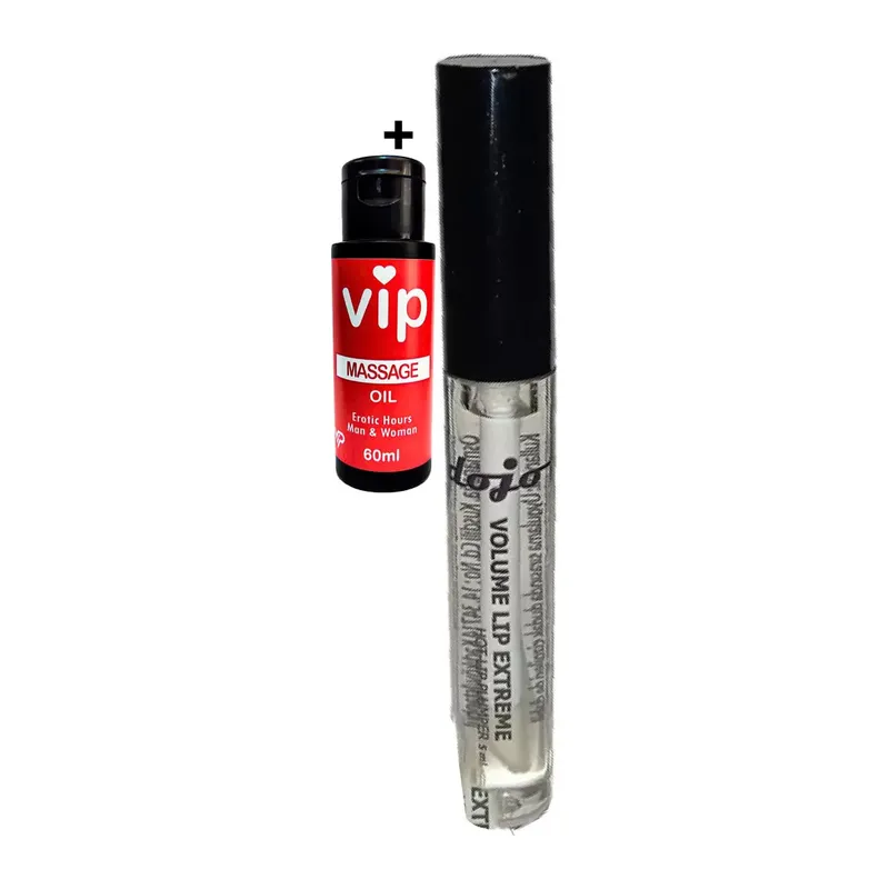 Dojo Dudak Dolgunlaştırıcının Hotlip Plumper + Vip Erotikmasaj Yağı