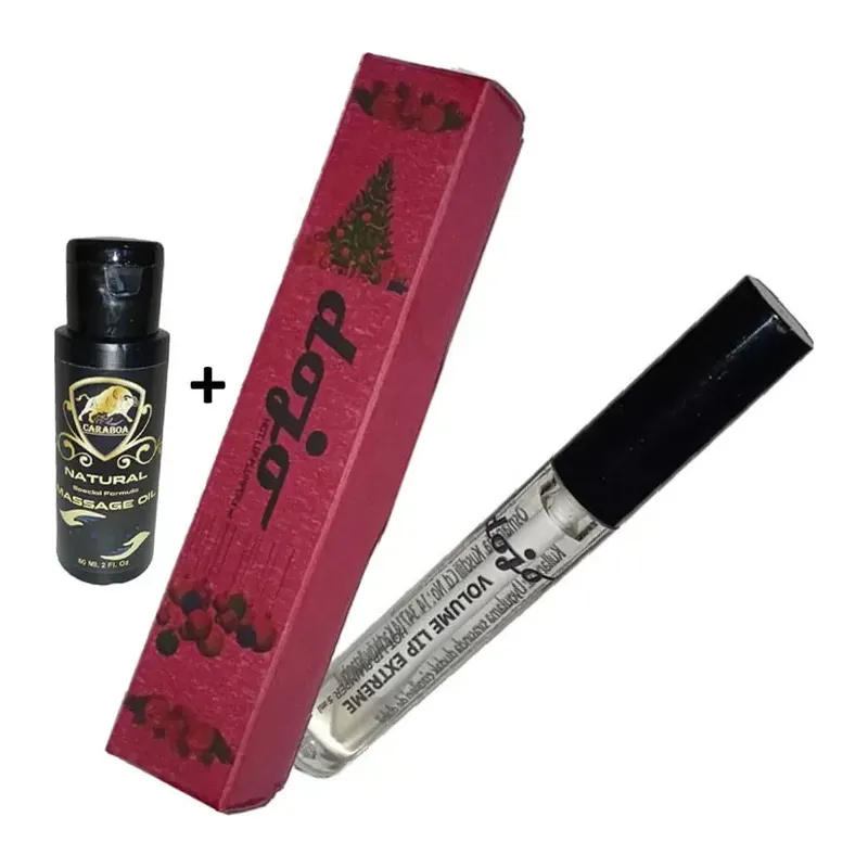 Dojo Dudak Dolgunlaştırıcının Hotlip Plumper + Caraboa Erotikmasaj Yağı