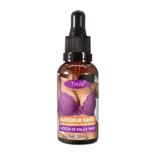 Timilk Maxcuve Kadınların Göğüslerine Özel Tasarlanmış İrisıkı Günlük Şekillendiricimasaj Yağı 30ml