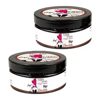 Nipple Nibblers Tingle Chocolate 2 Adet Memeucu Uyarıcılı Balsam Çikolata Aromalı 50ml - Çikolatali Göğüskremi