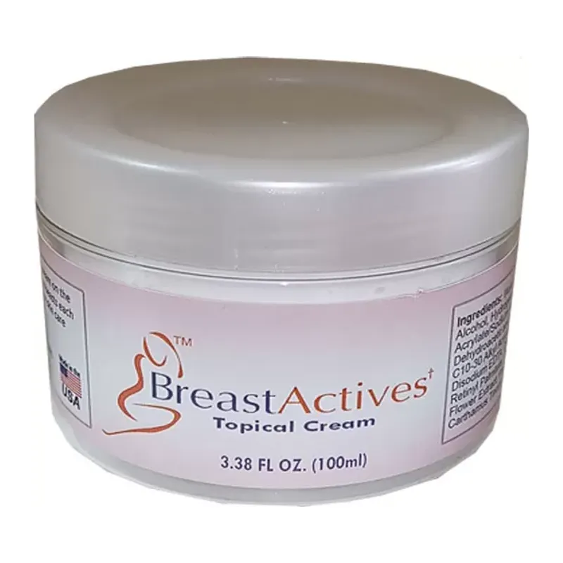 Breast Actives Topical Cream + Breast Actıves Dietary Supplement