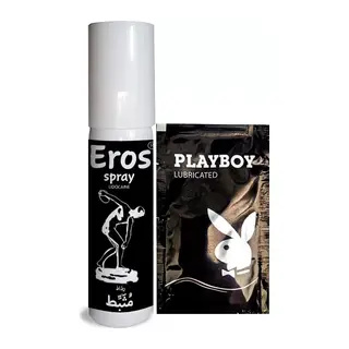 Eros Erkekler Için Özel Stop Spreyi 20 Ml (black) + Lubrikantjel