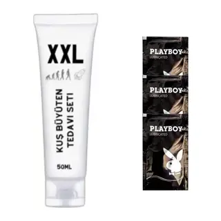 Süper Xxl Size Kuş Erkekler Için Bakım Kremi 50ml 1 Ad + 3 Jelle
