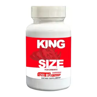 Kingsize Erkeklerin Ereksionunu Sertliğini Ve Kuvvetini Yoğunlaştıran 30lu 1200 Mg Kaps