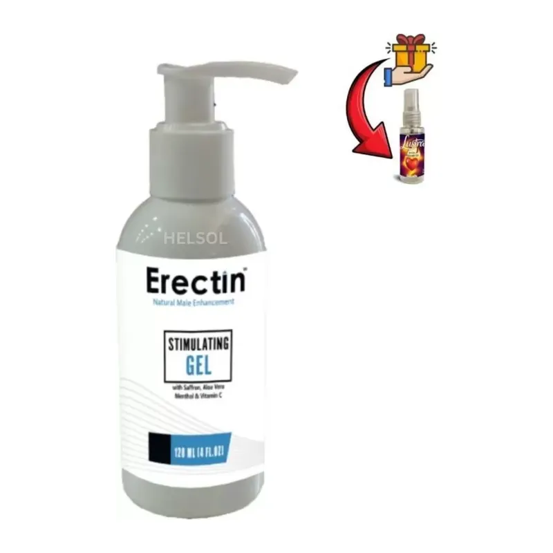 Erectin Jel Ye Destekleyici Bakım Jeli 120 Ml X 1 Ad.+lustra Masaj Yağı