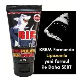 Big Shark Asimox Power Men Cream 50 Ml/lıpozomlu Formül İle Daha Sert