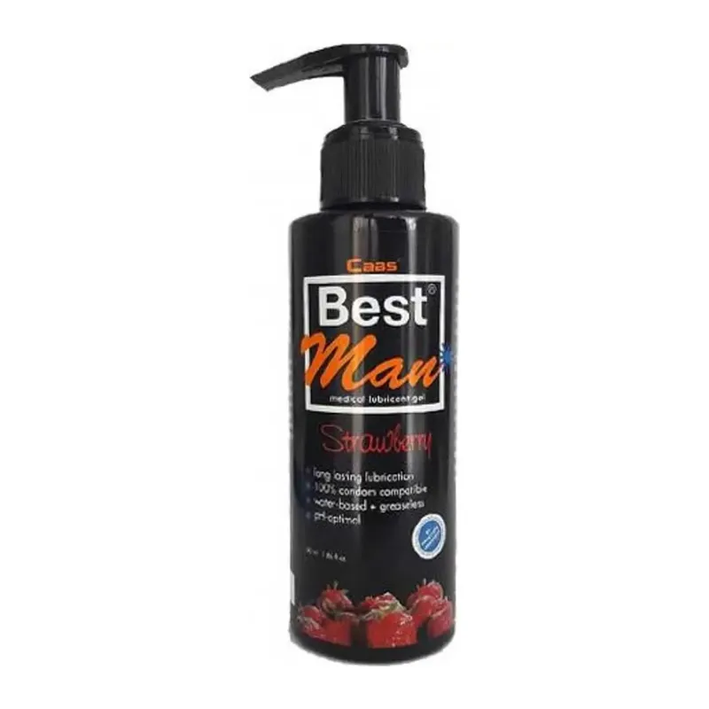 Best Man 150ml. Büyük Boy Çilekli Lubricant Jel