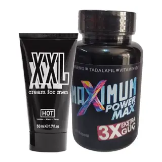 Hotxxl 50 Ml Erkeğe Sertpenis Krem + 1 Adet 3x Black Box Maximum 30 Lu