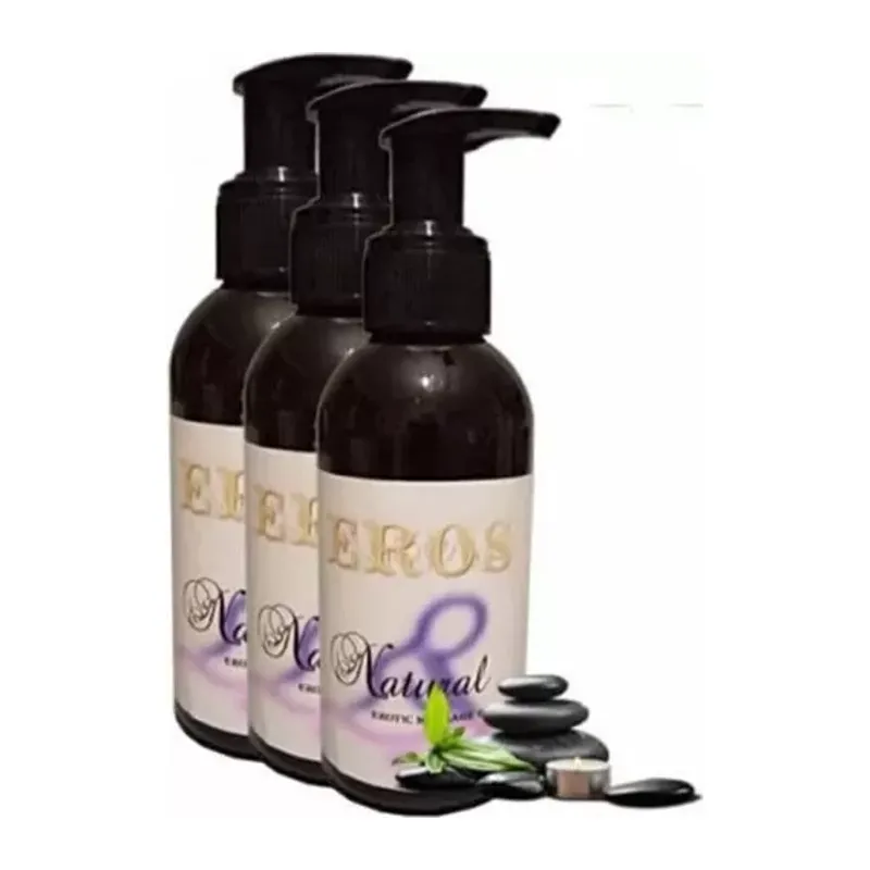 Eros 3 Adet 120 Ml Natural Eros Masaj Yağı