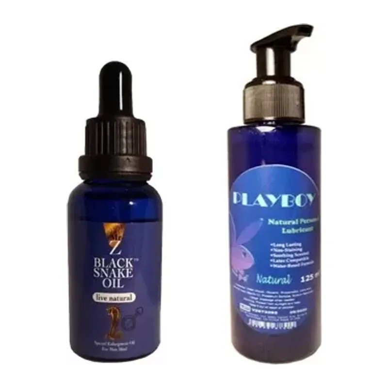 Playboy Hintohu Black Snake Erkekler İçin For Men - Playboy Natural Personal Lubricant 125 Ml
