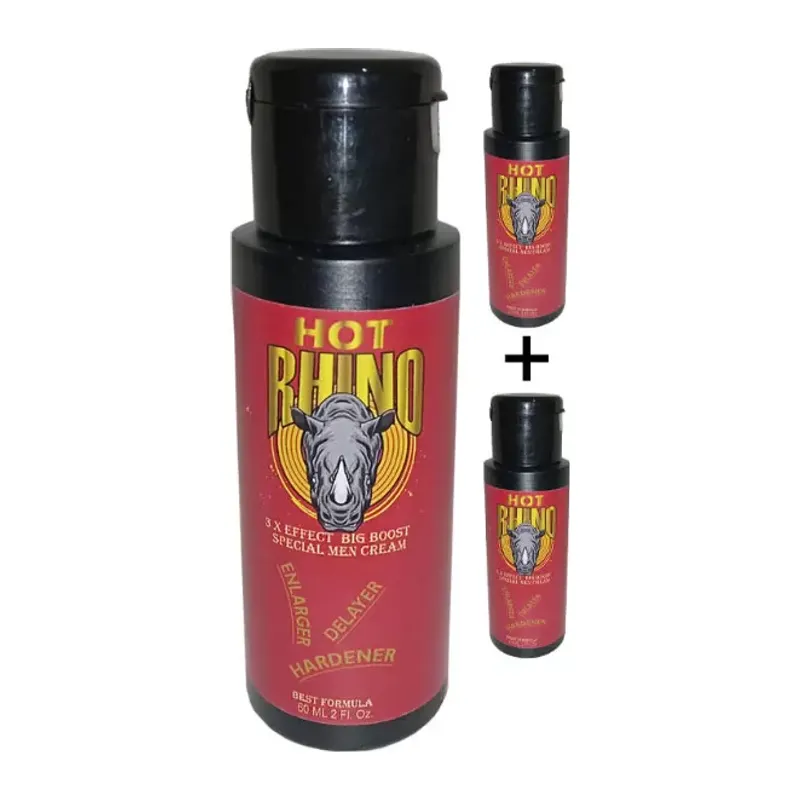 Hotrhino 3xefekt Cream 60 Ml 3 Adet Erkeğe Özel Günlük Penismasaj Kremi