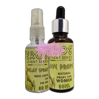 Eros Legent Erkeklere Stop Sprey 30 Ml + Soğuk Kadınlara Içecek 30 Ml