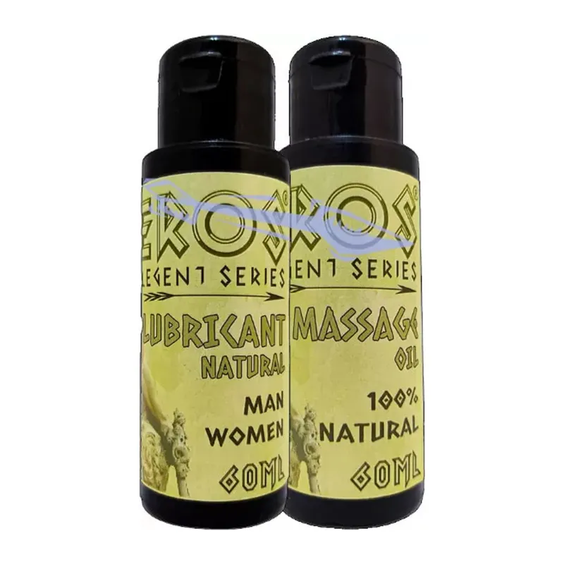 Eros Legent 60 Ml Lubricant Gel Kolay Kayganlık Jeli + Eğlencelik Masaj Yağı 60 Ml