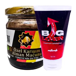 Bglover Günlükpenisbakım Masaj Kremi 50ml + Özel Karışım Alaman Macunu 240 Gr