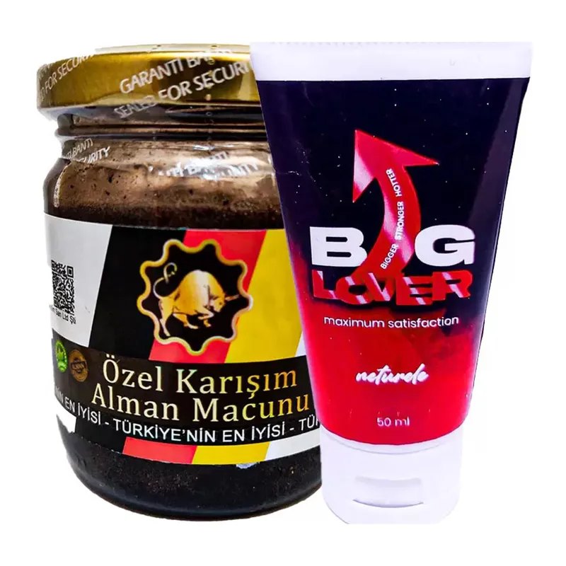 Bglover Günlükpenisbakım Masaj Kremi 50ml + Özel Karışım Alaman Macunu 240 Gr