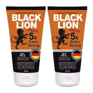 Black Lion 2 Adet Erkeklere Maçalı Ginsengli Epimediyumlu Penismasaj Kremi 50 Ml