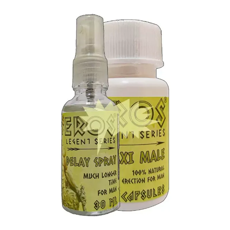 Eros Legent Erkeklere Özel Geciktiricistop Sprey 30 Ml + Erkeklere 30lu Özel