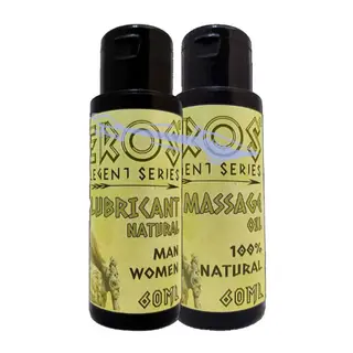Eros Legent 60ml Lubricant Gel Kayganlık Jeli + Eğlencelik Masaj Yağı 60 Ml